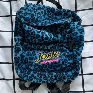 Josie and the pussycats mini blue jaguar back pack